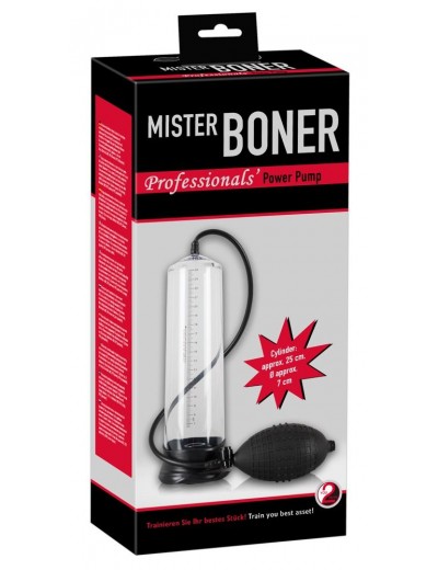 Помпа для пениса Mister Boner Professional
