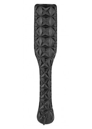 Чёрный пэддл с геометрическим узором - 32 см.