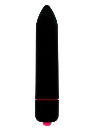 Черная вибропуля CLIMAX BULLET - 8,5 см.