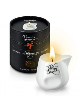 Массажная свеча с ароматом шоколада Bougie de Massage Gourmande Chocolat - 80 мл.