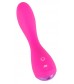 Розовый силиконовый вибратор G-Punkt-Vibrator - 16,7 см.