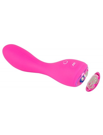 Розовый силиконовый вибратор G-Punkt-Vibrator - 16,7 см.