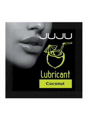 Пробник съедобного лубриканта JUJU с ароматом кокоса - 3 мл.