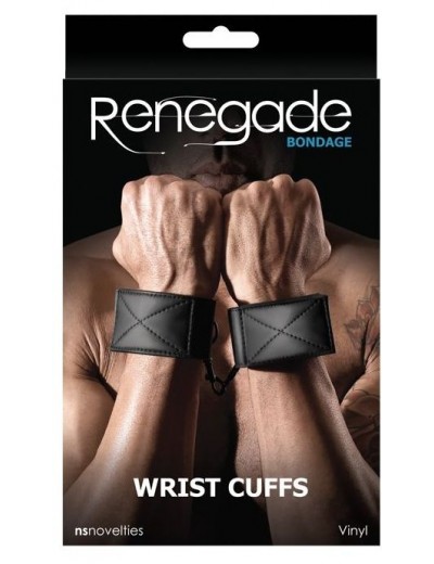 Черные наручники Wrist Cuff