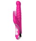 Ярко-розовый вибратор-кролик Ripple Rabbit - 23,5 см.