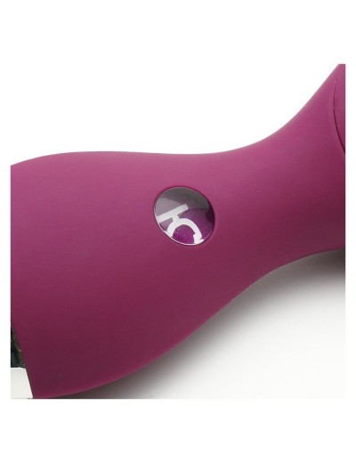 Фиолетовый мембранный стимулятор клитора Polly - 13,3 см.