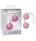 Нежно-розовые вагинальные шарики Joyballs с петелькой