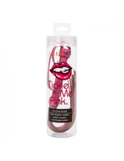 Розовая плеть Tickle Me Pink Flogger - 45,7 см.