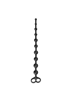 Анальные бусы из силикона Boyfriend Beads - 33,6 см.