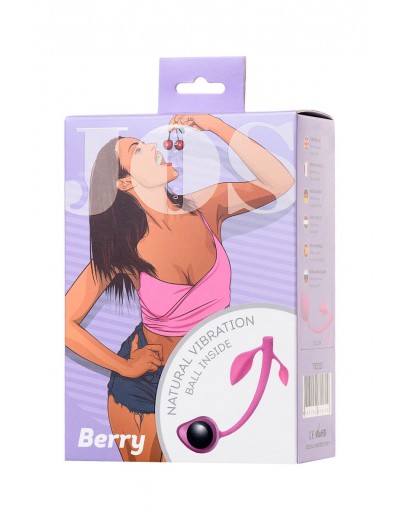 Розовый вагинальный шарик BERRY