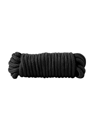 Чёрная хлопковая верёвка Bondage Rope 16 Feet - 5 м.