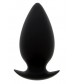 Большая чёрная анальная пробка BOOTYFUL ANAL PLUG LARGE BLACK - 10 см.