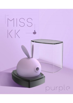 Фиолетовый вакуумный стимулятор клитора Miss KK