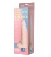 Телесный вибромассажёр Vibro Realistic Cock Dildo - 18 см.