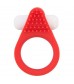 Красное эрекционное кольцо LIT-UP SILICONE STIMU RING 1 RED