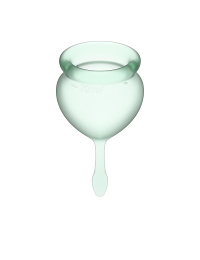 Набор зеленых менструальных чаш Feel good Menstrual Cup