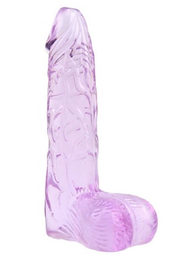 Фиолетовый фаллоимитатор Ding Dong 6  - 15,2 см.