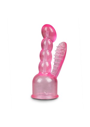 Розовая насадка для wand-вибратора Easytoys Rabbit Attachment