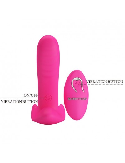 Розовый мультифункциональный вибратор Remote Control Massager