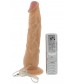 Телесный вибратор-реалистик на присоске PERSONALITIES CALLY 8 FLESH VIBRATOR - 20,2 см.