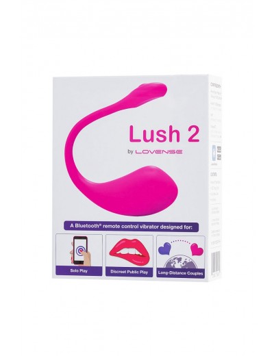 Ярко-розовое виброяйцо Lovense Lush 2