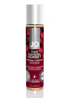 Смазка с ароматом малинового щербета JO Flavored Raspberry Sorbet - 30 мл.