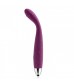 Фиолетовый гибкий тонкий вибратор Coco для G-стимуляции - 18,2 см.