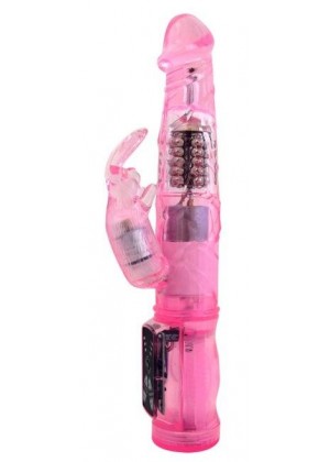 Розовый вибратор-ротатор What You Need - 21,5 см.