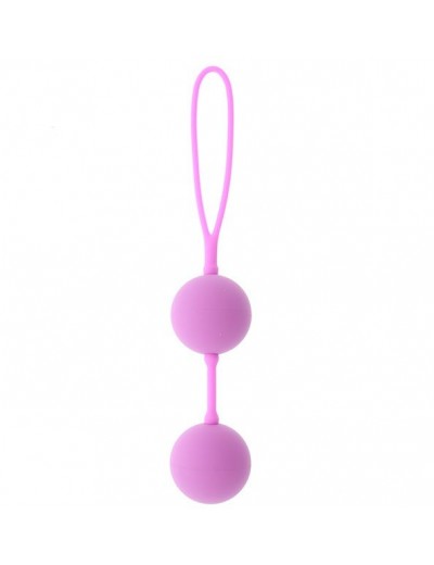 Розовые вагинальные шарики на силиконовой связке GOOD VIBES THE PERFECT BALLS PINK