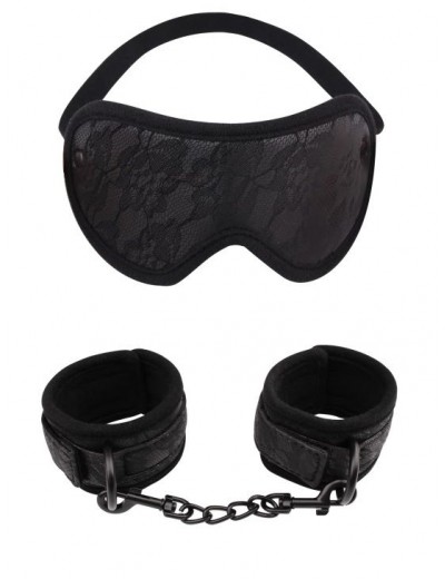 Черный эротический набор Temptation Bondage Kit