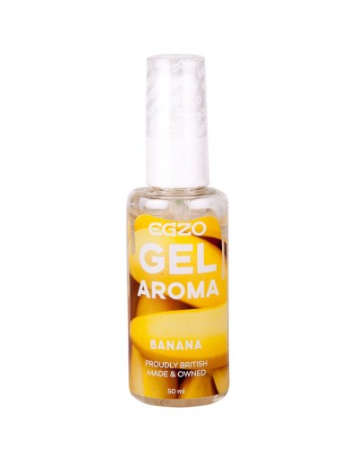 Интимный лубрикант Egzo Aroma с ароматом банана - 50 мл.