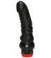 Черный вибратор-реалистик Natur-Vibrator - 17 см.