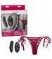 Кружевные трусики с клиторальным вибратором Remote Control Lace Thong Set