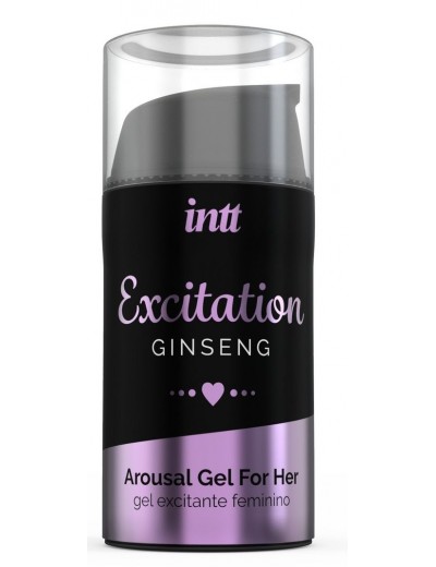 Женский возбуждающий интимный гель Excitation Ginseng - 15 мл.