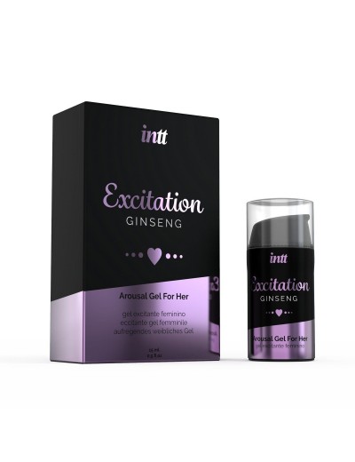 Женский возбуждающий интимный гель Excitation Ginseng - 15 мл.