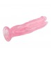 Розовый анально-вагинальный фаллоимитатор - 20 см.