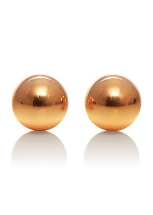 Золотистые вагинальные шарики Entice Weighted Kegel Balls