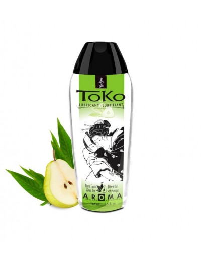 Интимный гель TOKO Pear   Exotic Green Tea с ароматом груши и зеленого чая - 165 мл.