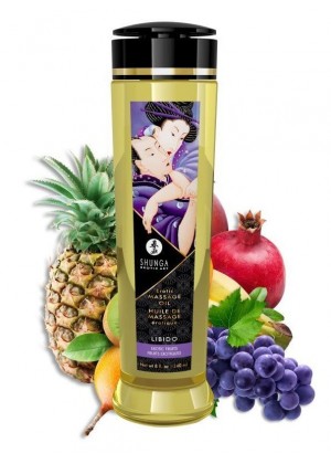 Массажное масло Libido Exotic Fruits с ароматом экзотических фруктов - 240 мл.
