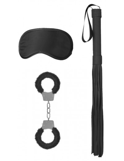 Черный набор для бондажа Introductory Bondage Kit №1