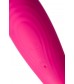 Ярко-розовый вибратор Danvi с вакуум-волновой стимуляцией