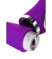 Фиолетовый вибратор PILO с wow-режимом - 20 см.