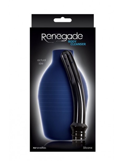Синий анальный душ Renegade Body Cleanser