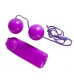 Фиолетовые вагинальные шарики с вибрацией