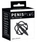 Черный силиконовый расширитель Penis Plug with Glans Cage