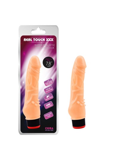 Телесный вибратор 7.8” Vibe Cock - 19 см.