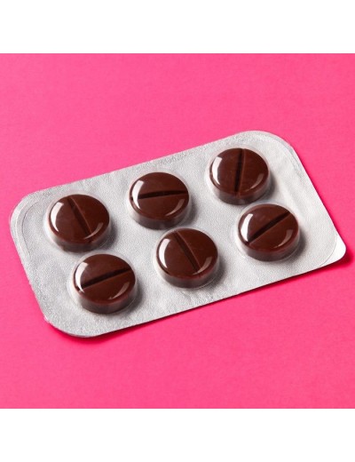 Шоколадные таблетки в коробке  Миг  - 24 гр.