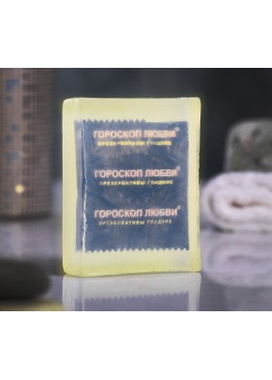 Светящееся мыло  Экстренная помощь  с презервативом - 105 гр.