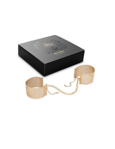 Дизайнерские золотистые наручники Desir Metallique Handcuffs Bijoux