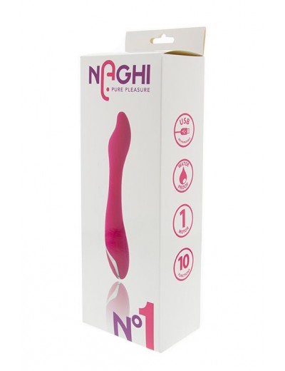 Розовый вибратор NAGHI NO.1 - 22 см.